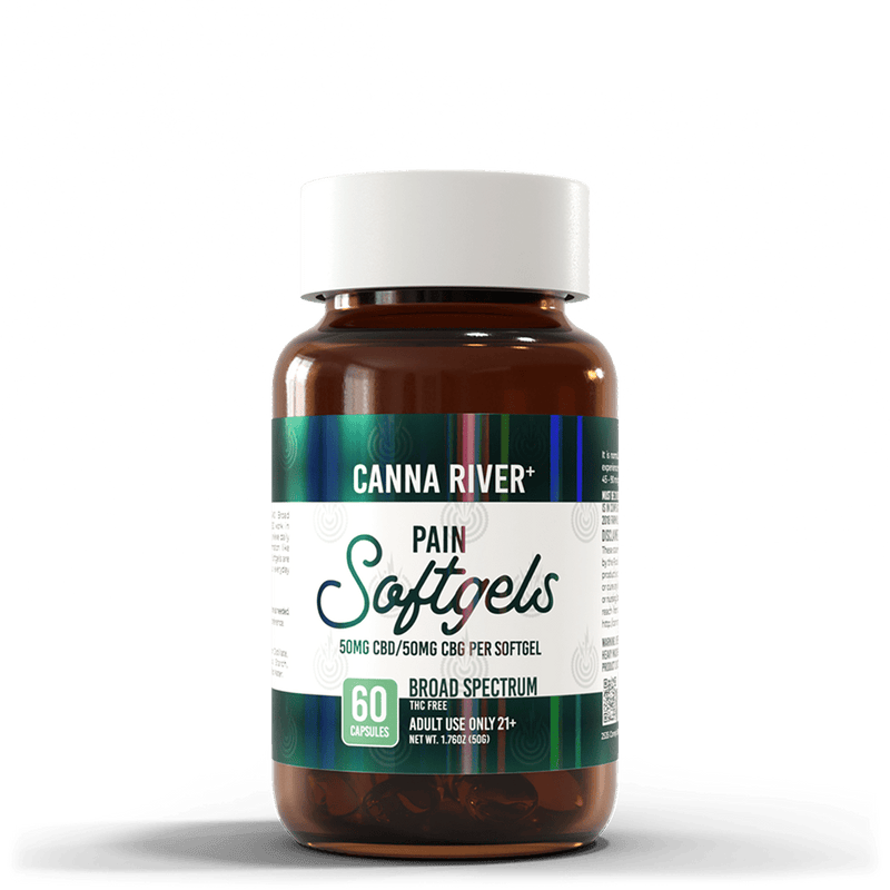 CBD Pain Softgels Softgel Canna River