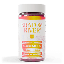 Lemon Raspberry / 10mg Kratom + 50mg Kava / 30 Gummies - RBKKLR0626