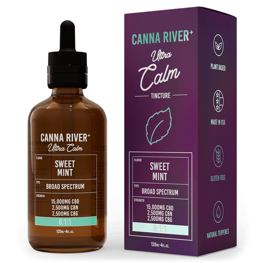 Ultra Calm CBD Oil Tincture | CBN Oil | What is CBN - River Botanicals