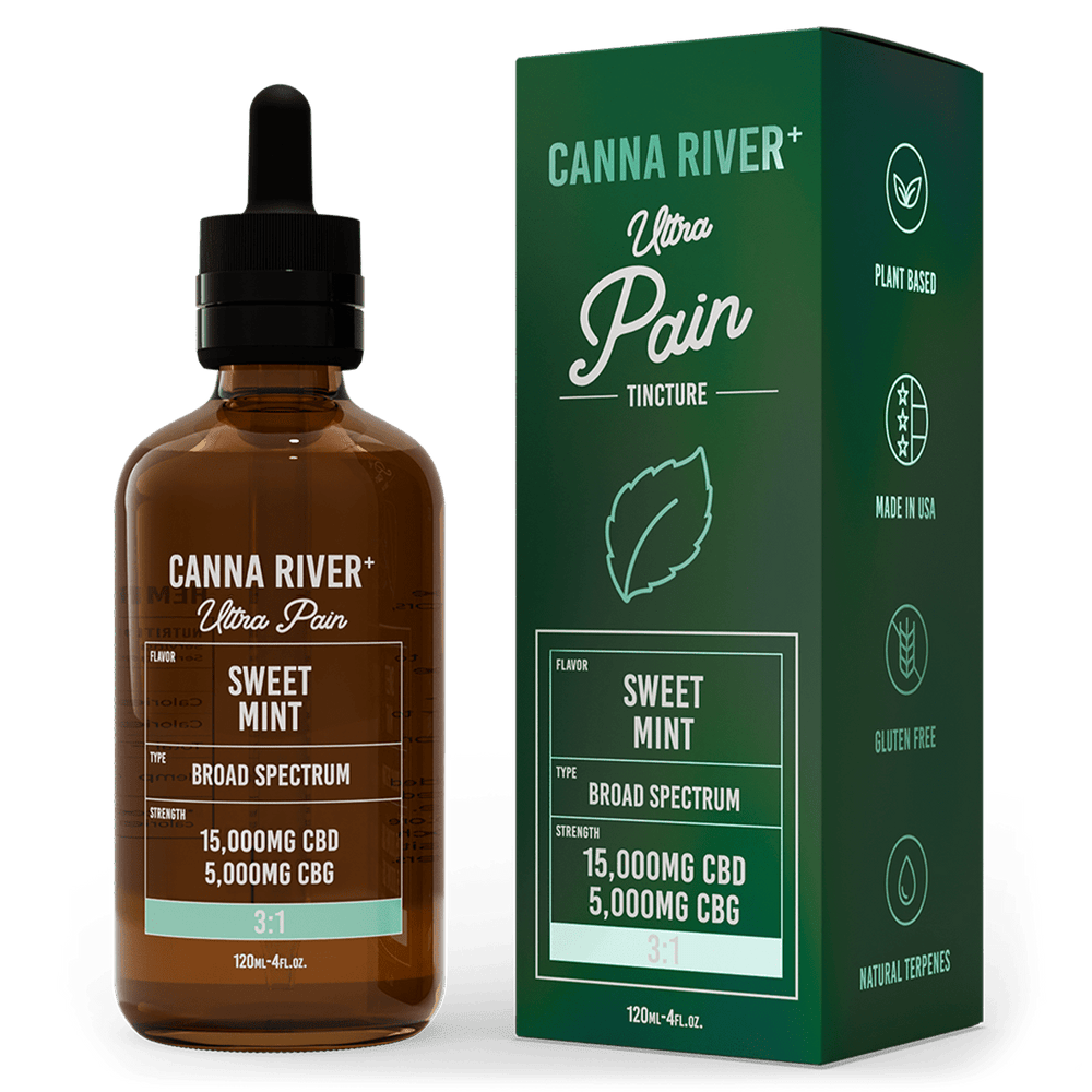 TRUE テルペン CBD CBN CBG 5ml パッションオレンジグァバ Ultra Pain CBD Oil Tincture | CBD for Pain | CBG | CBD + CBG