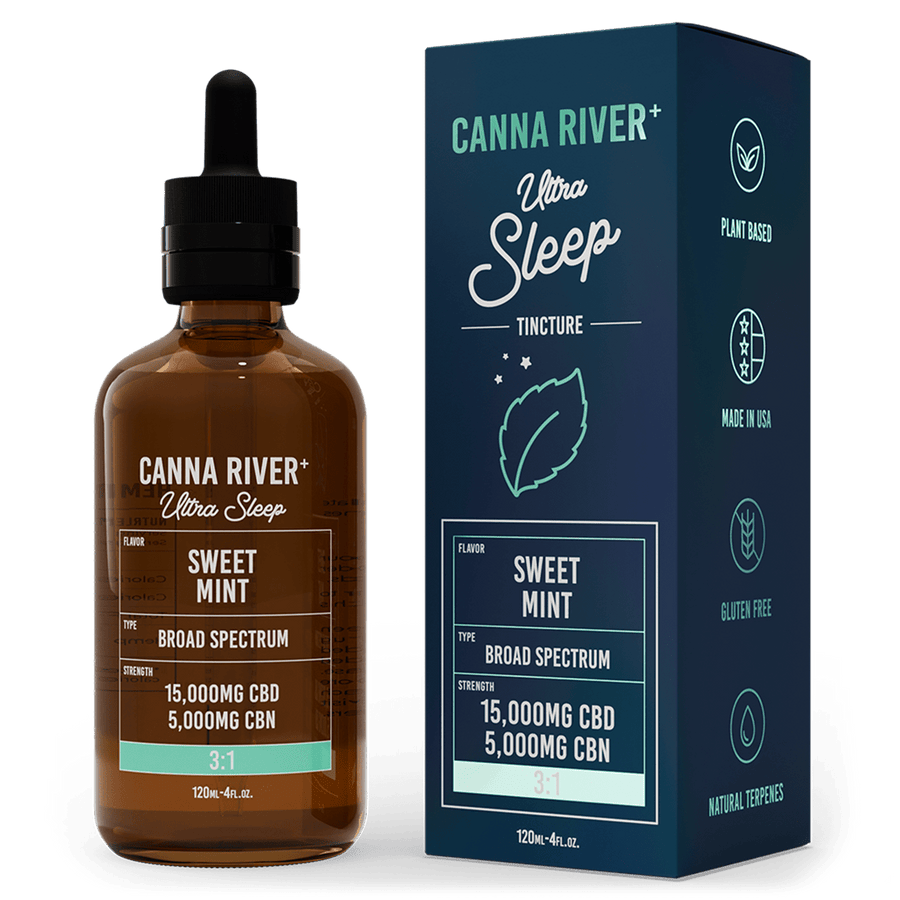Ultra Sleep CBD Oil Tincture | CBN Cannabinoid | High Strength CBD