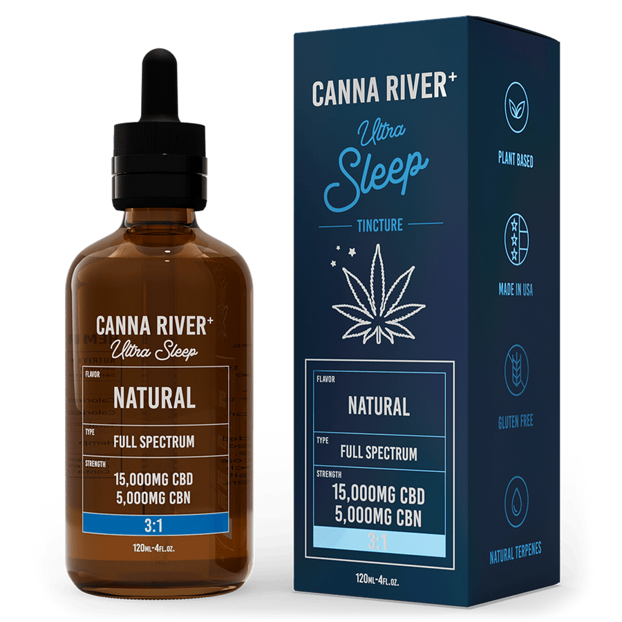 Ultra Sleep CBD Oil Tincture | CBN Cannabinoid | High Strength CBD