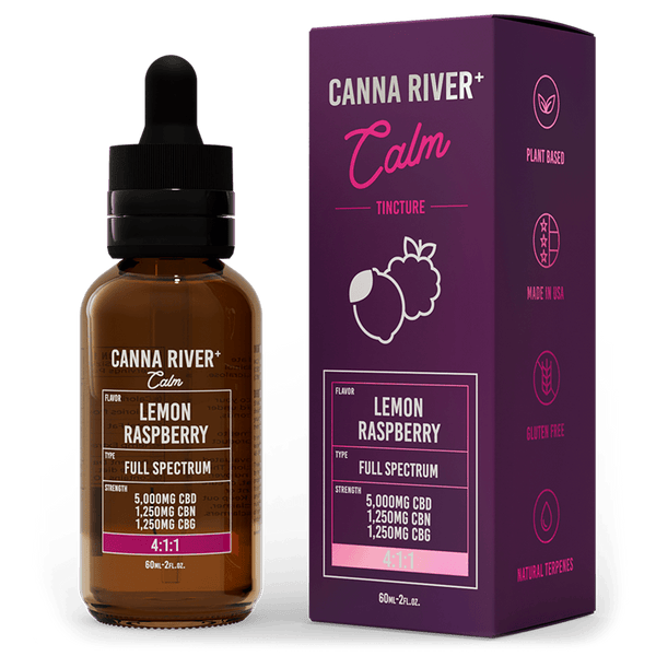 【未開封】KANNAWAY CALM 200mg CBD 4 Pack ×2箱 60-FS-Calm-Tincture-Lemon-