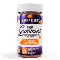 CBD Calm Gummies - Broad Spectrum (Non-THC) / Passion Orange Guava / 30 Gummies - 260204BCALMPOG