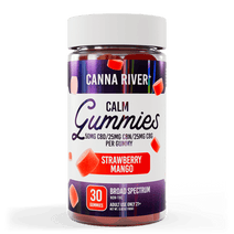 CBD Calm Gummies - Broad Spectrum (Non-THC) / Strawberry Mango / 30 Gummies - 260209BCALMSM