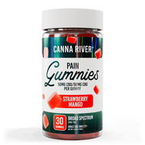CBD Pain Gummies - Broad Spectrum (Non-THC) / Strawberry Mango / 30 Gummies - 260618BPAINSM