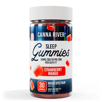 CBD Sleep Gummies - Broad Spectrum (Non-THC) / Strawberry Mango / 30 Gummies - 260309BSLEEPSM