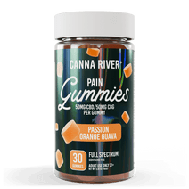 CBD Pain Gummies - Full Spectrum (Contains THC) / Passion Orange Guava / 30 Gummies - 260128FPAINPOG